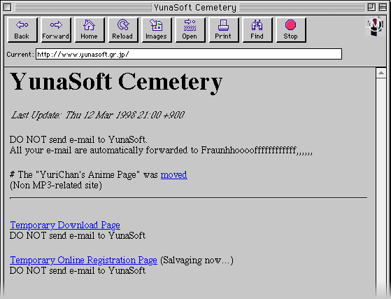 YunaSoft Cemetery