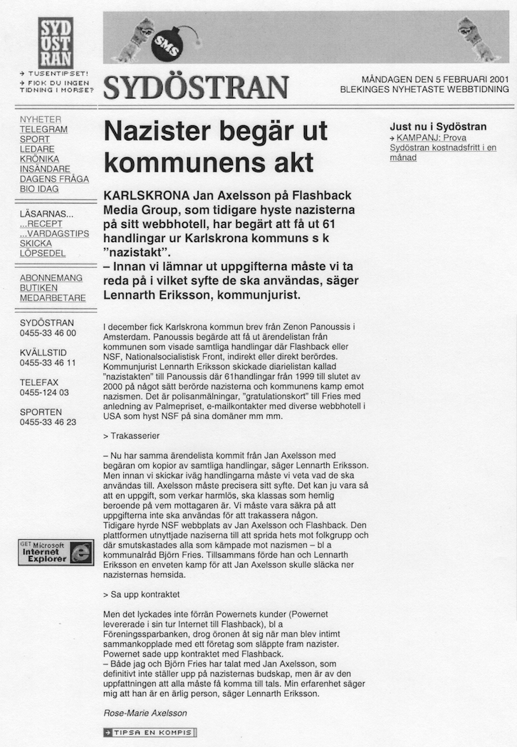 Flashback i media - Flashback.se